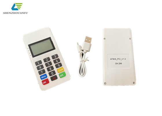 MPOS Swipe Pos ซื้อเทอร์มินัล EMV PCI Contactless พร้อมไฟสัญญาณ 4 ดวง