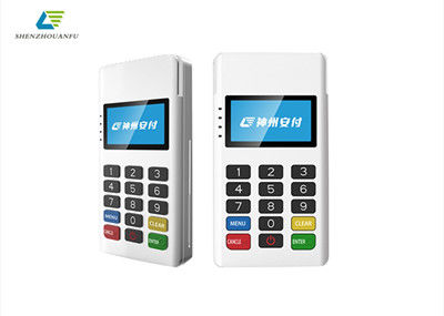 Mจุดขาย Swipe เครื่อง จุดขาย ไร้สายแบบใช้มือถือพร้อมลายเซ็น Pin Pad