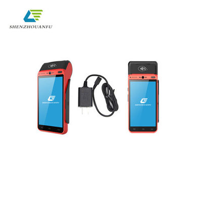 โปรเซสเซอร์ Quad Core เทอร์มินัล POS ขนาดเล็กกันน้ำพร้อมแบตเตอรี่ 3000mAh