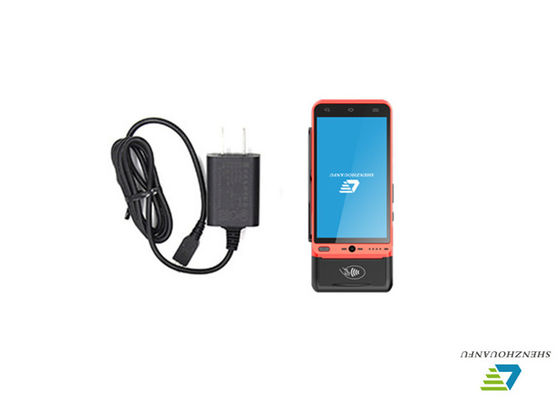 เครื่องชำระเงินมือถือ Wifi ขนาด 5.5 นิ้ว จุดขาย เทอร์มินัล สีเทา