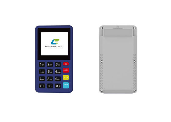 เครื่องขายปลีกมือถือ EMV ระบบ POS mini Linux POS เทอร์มินัลที่มีฟังก์ชันการ์ดสวิป