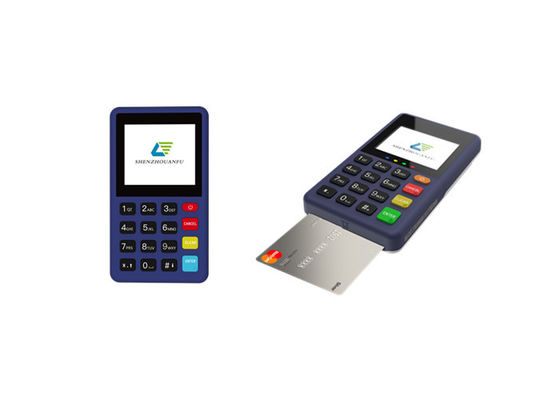 เครื่องขายปลีกมือถือ EMV ระบบ POS mini Linux POS เทอร์มินัลที่มีฟังก์ชันการ์ดสวิป