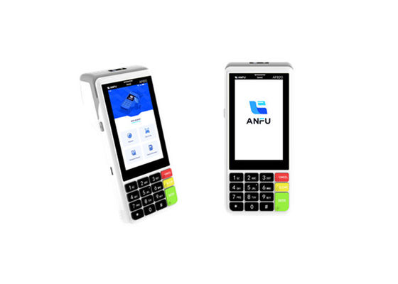 ราคาถูก Anfu มือถือมือใหม่ Android Touch Screen POS Terminal พร้อมเครื่องอ่านบัตร NFC