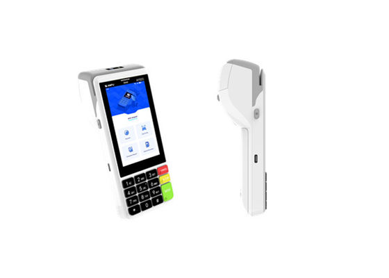 เครื่อง POS มือถือ Android 13 พร้อมเครื่องสแกนรหัส 4G สายไร้สาย WIFI โทรศัพท์มือถือ POS เทอร์มินอล