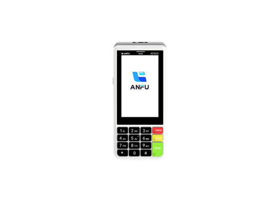 เครื่อง POS ANFU มือถือ Android โทรศัพท์มือถือ POS เทอร์มินัลด้วย Barcode NFC Function