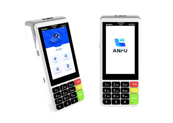 ANFU AF820 Handheld Android 13 POS Machine With Code Scanner 4G/Wireless/WIFI โทรศัพท์มือถือ ระบบ POS