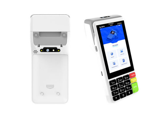 ANFU Smart POS Terminal With Printer Touch Screen POS Machine โทรศัพท์มือถือที่ใช้กับ NFC